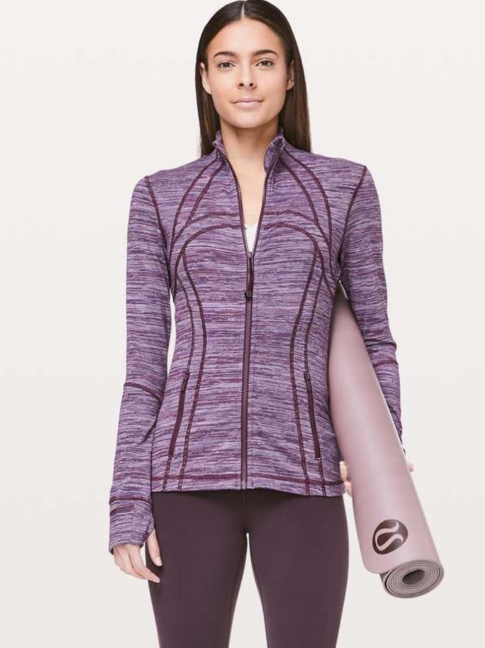 Lululemon Define Jacket
Edged Stripe Jacquard Blueprint Royal‎ Ruby